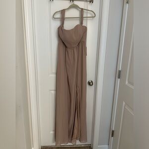 Birdy grey bridesmaid dress taupe
